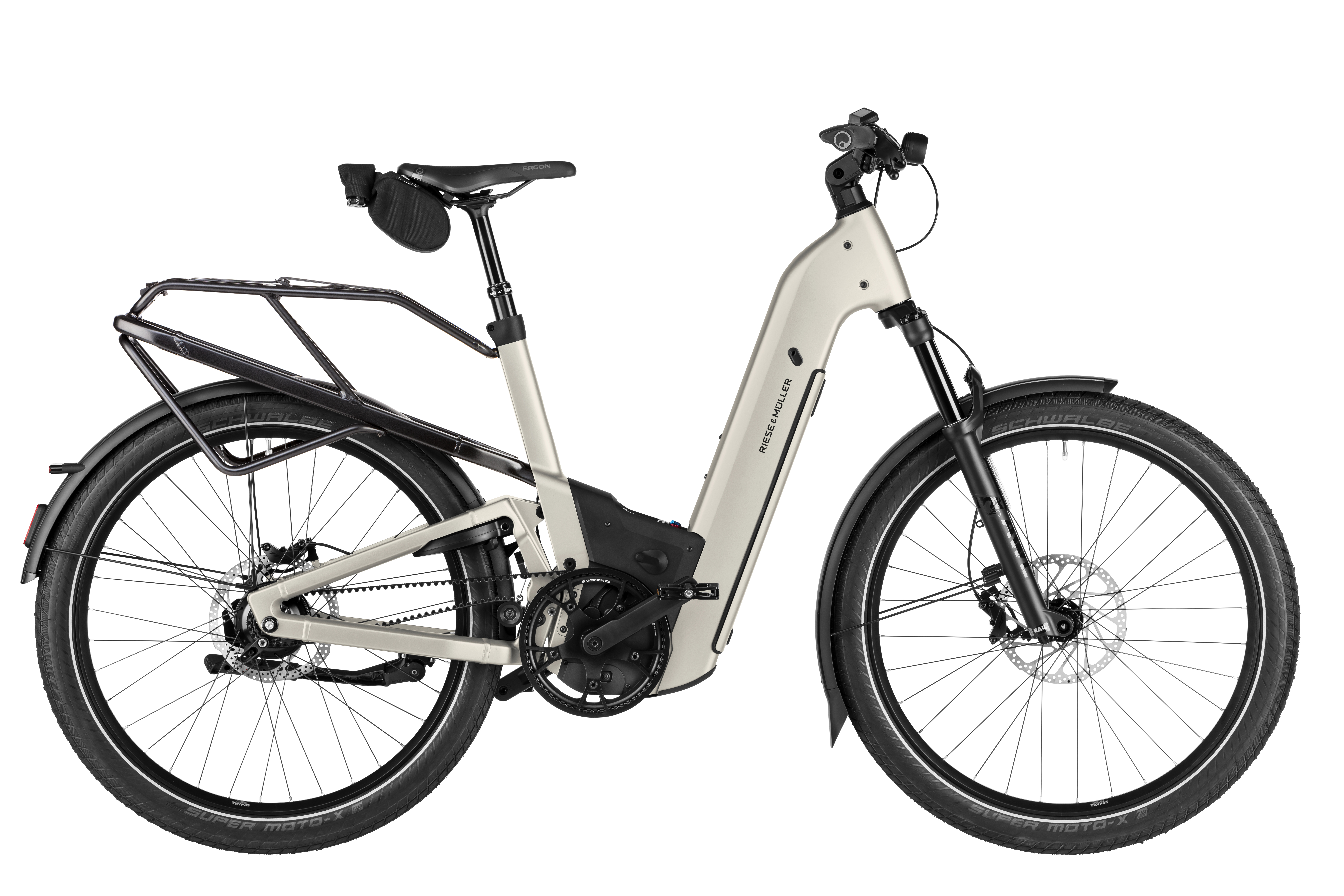 riese und müller Homage5 rohloff 56cm / 27,5 800Wh+250Wh warm silver - 56 cm/
