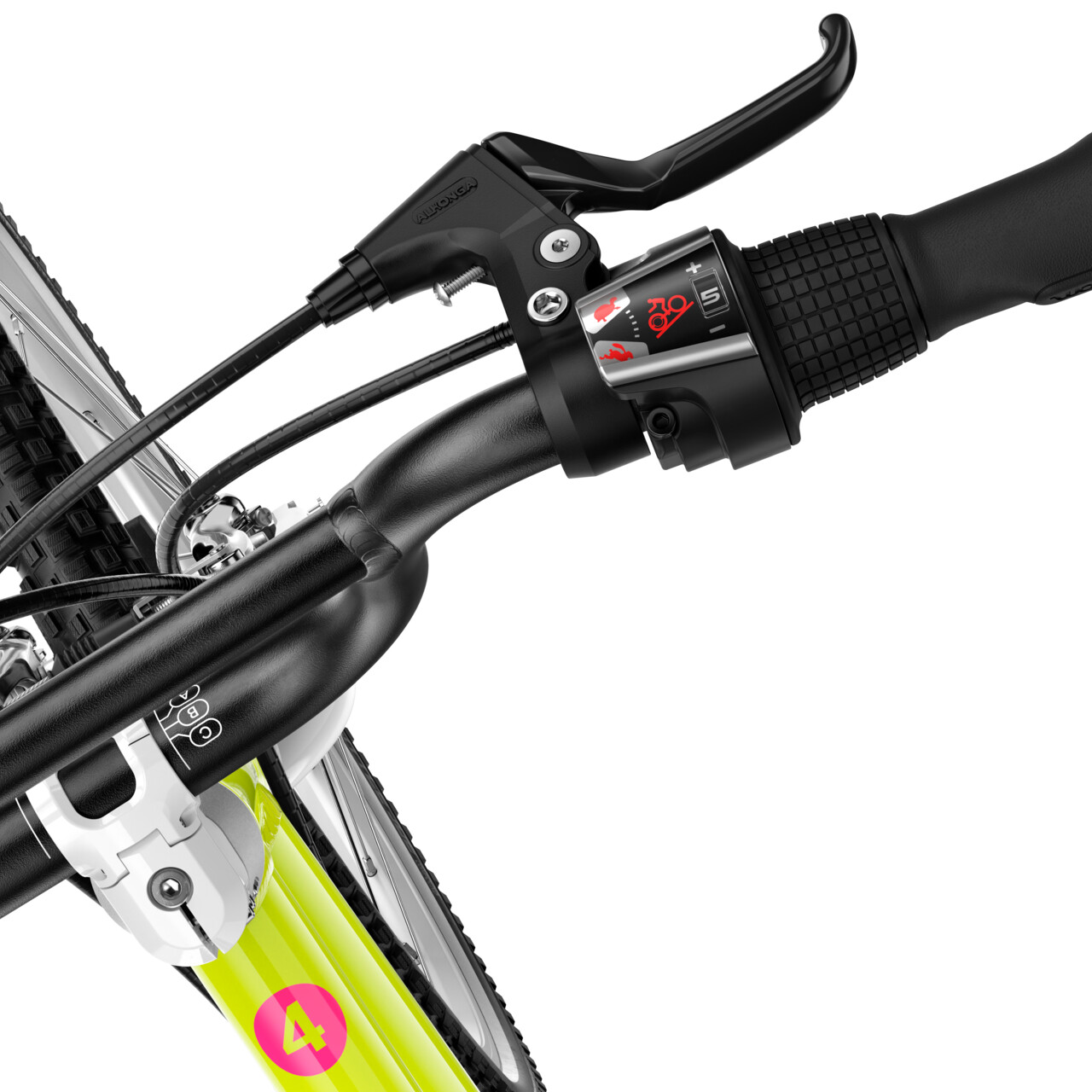 Woom Go 4 - neon lime - Onesize/20 Zoll