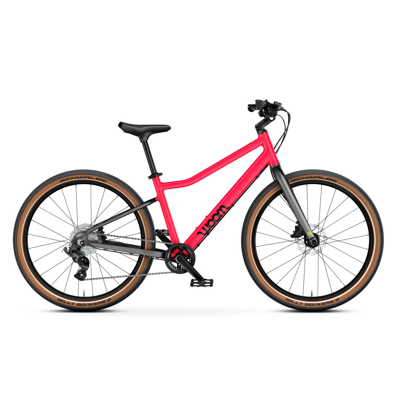 woom Explore 5 neon pink - Onesize/24 Zoll