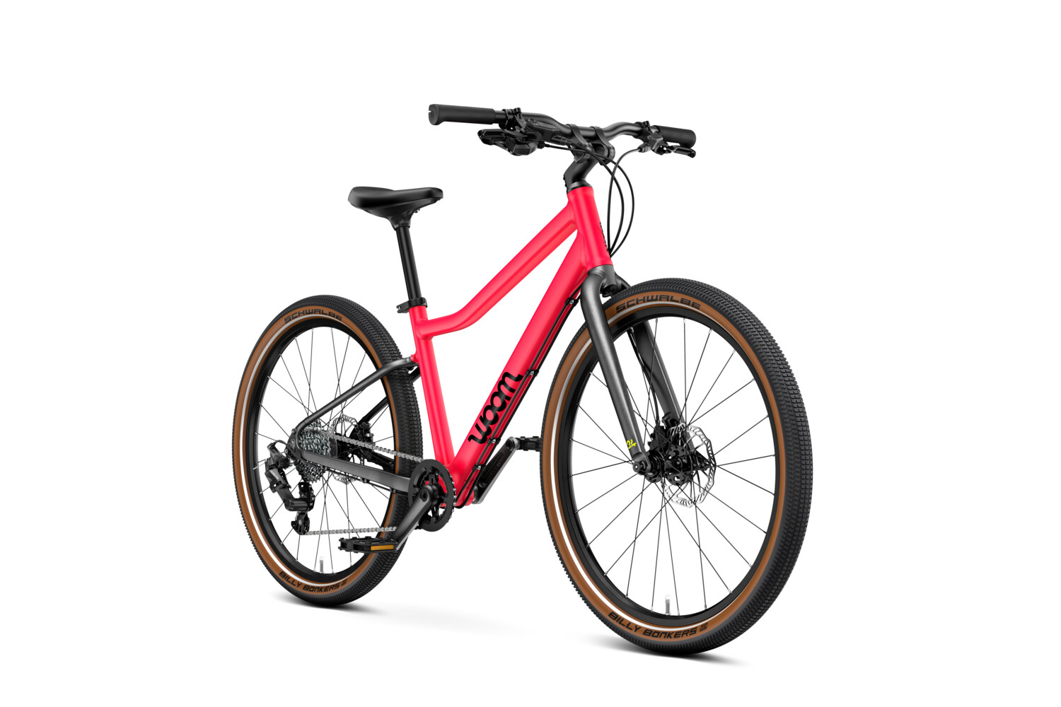 woom Explore 5 neon pink - Onesize/24 Zoll