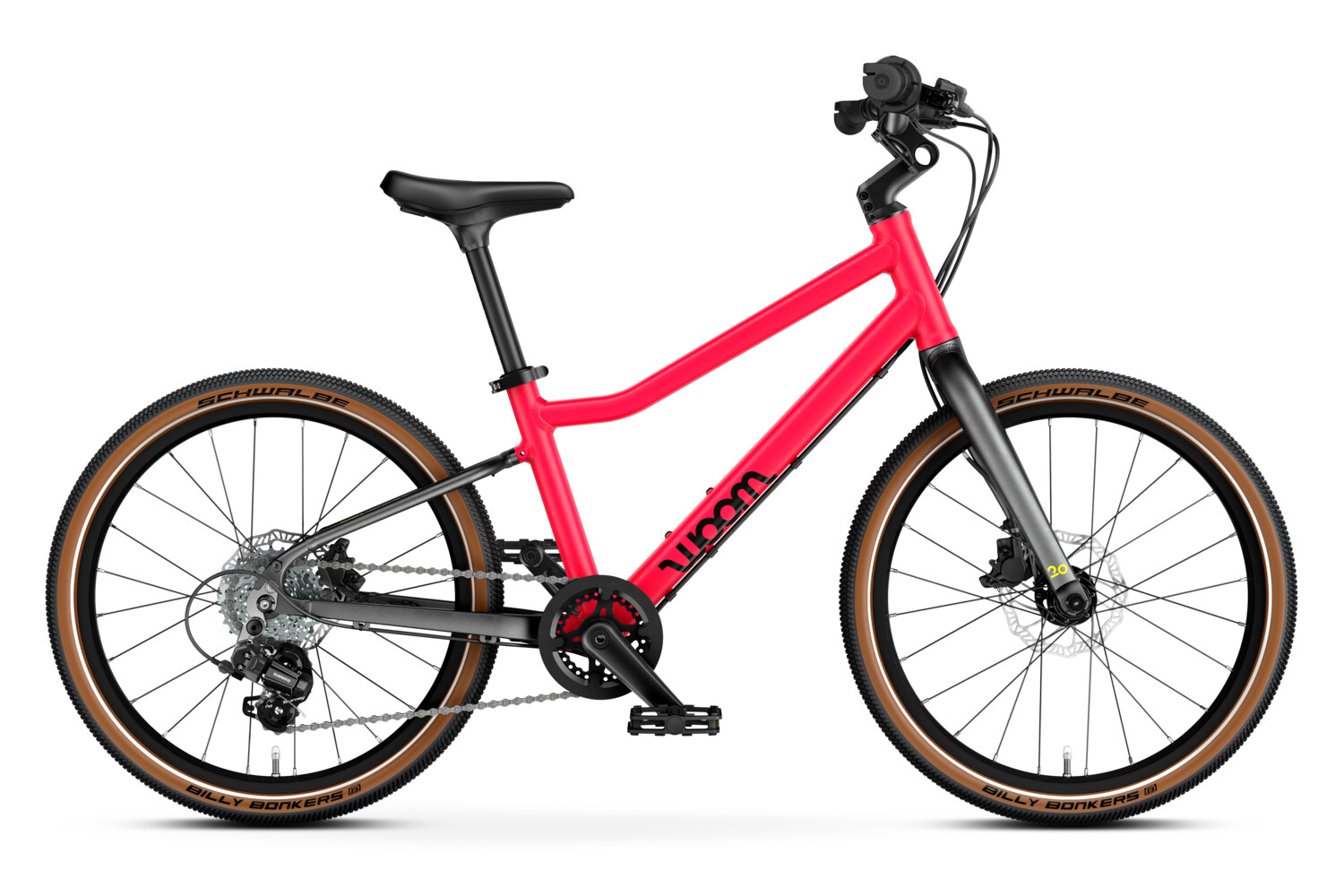 Woom Explore 4 neon pink - Onesize/20 Zoll